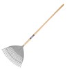 Neverbend® Plastic Leaf Rake (wooden handle) Neverbend® Plastic Leaf Rake (wooden handle)