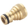 Brass Water Fitting - Female Threaded Tap Connector 1/2" Brass Water Fitting - Female Threaded Tap Connector 1/2"
